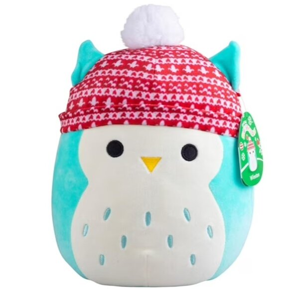 Squishmallows Original - Winter Hat Winston the Owl - 8 Inch Plush Stuffie - Picture 1 of 2